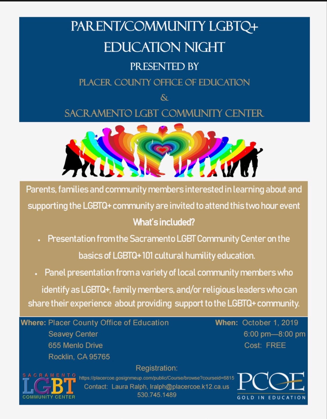 While You Were Away Look What the PCOE Did! Scheduled Event to Pander to a Small Part of Constituents While Ignoring the Majority