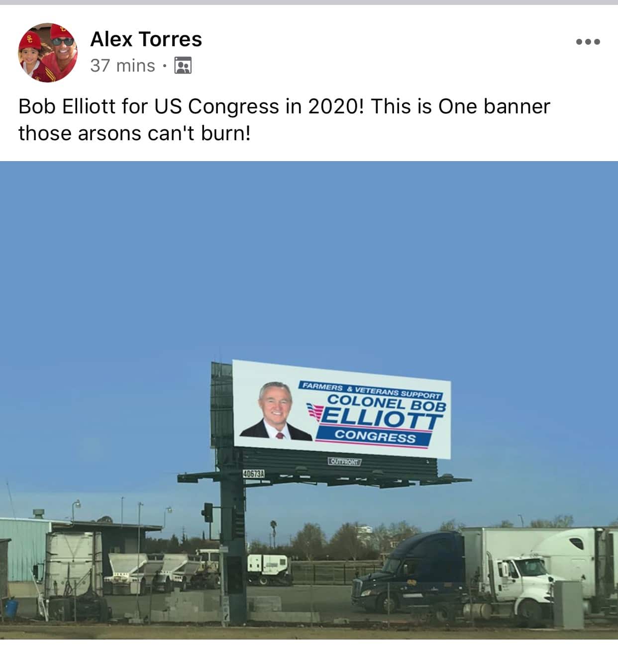 CA-10 Update: Bizarro Bob continues. The Billboard Meme that if real would be illegal
