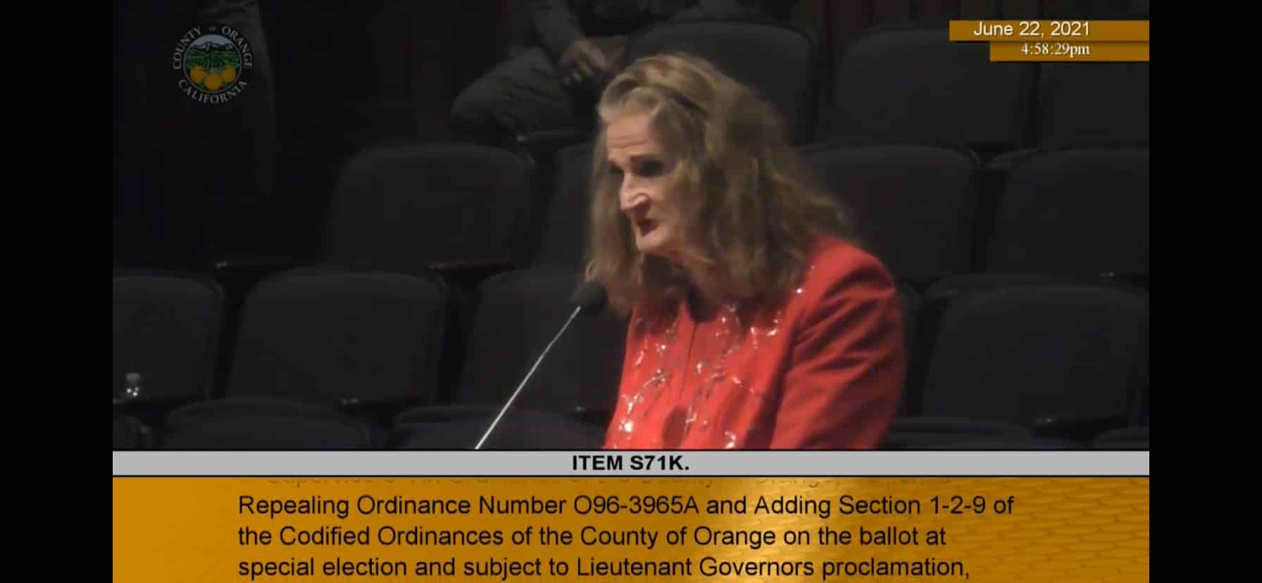 Diane Harkey Update: The Coming Term Limit Drama, Kind of Like Everything in Her Pedigree, Look Closer Folks