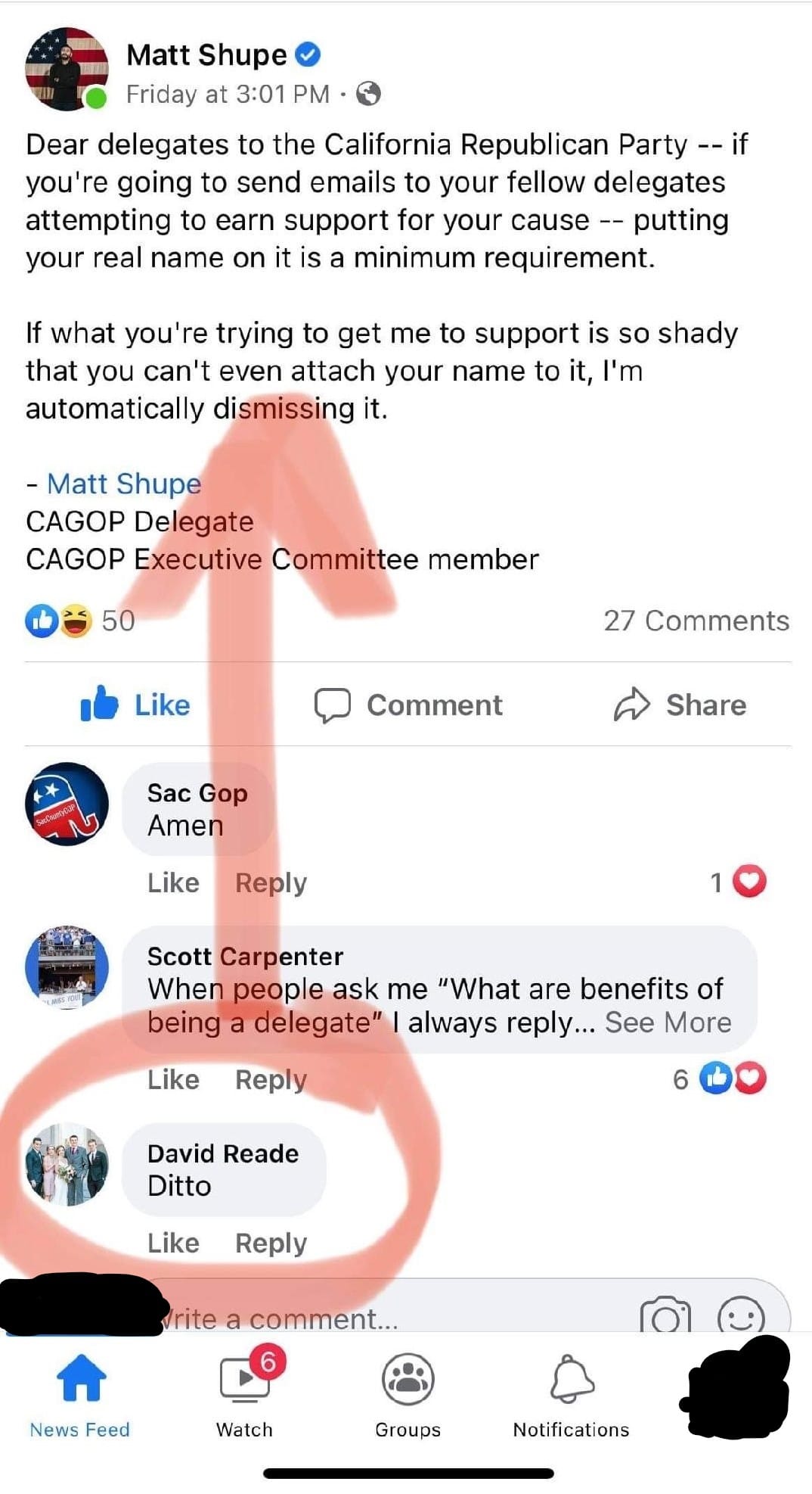 David Stafford Reade Update: Did He Recruit Ted Gaines in to the Recall to Screw Kiley?