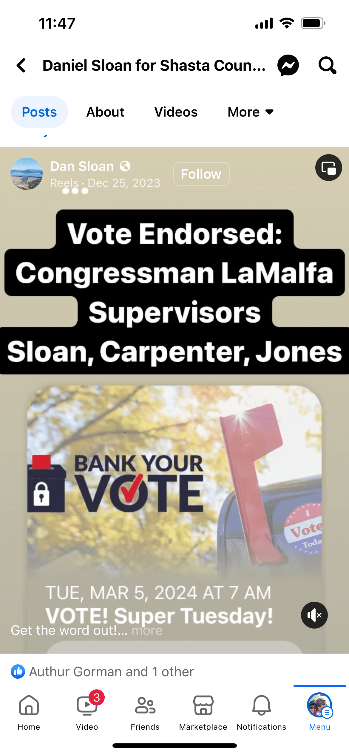 Shasta County Political Update: Texted With LaMalfa’s Camp and Need to Correct the Record